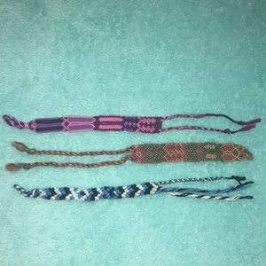Woven bracelets (3 set)